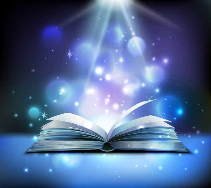 como-preparar-tu-lectura Libro abierto con un halo de luz celestial sobre el